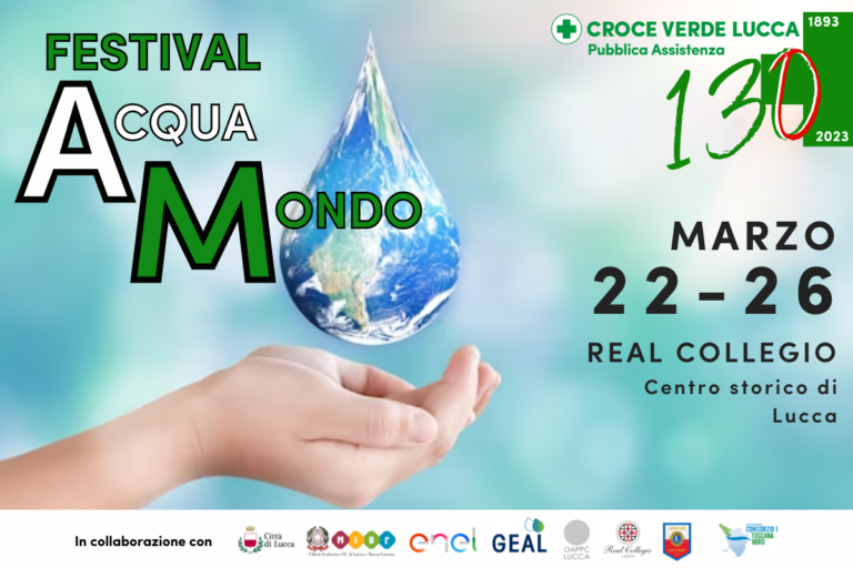 Locandina Festival Acqua Mondo orizzontale