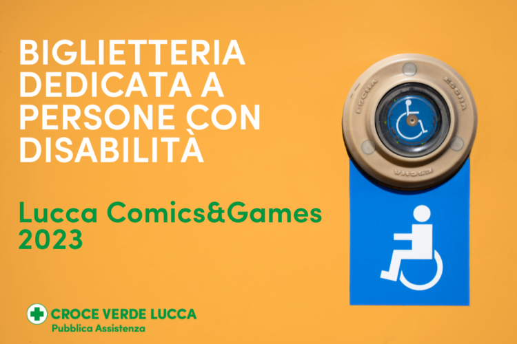 biglietteria disabili comics 2023